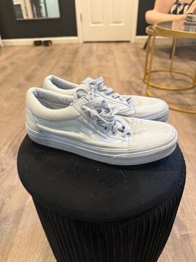 Vans Low Top Sneakers in Pale Blue